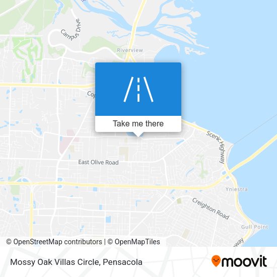 Mossy Oak Villas Circle map