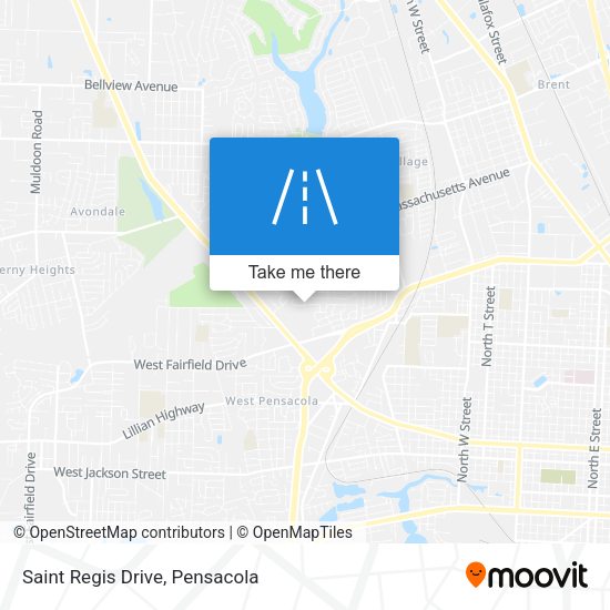Saint Regis Drive map