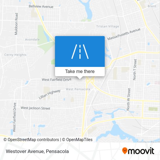 Mapa de Westover Avenue
