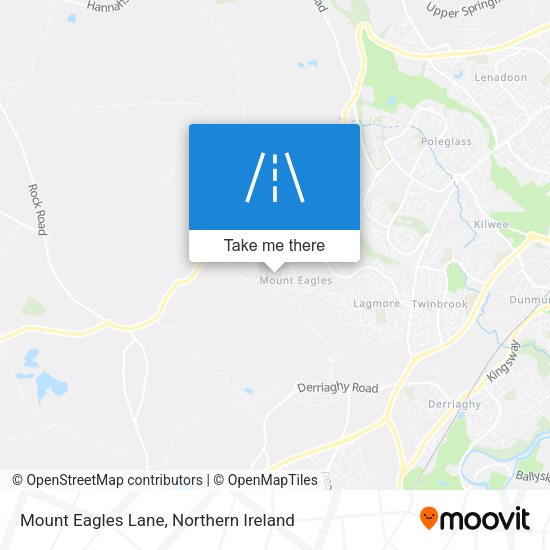 Mount Eagles Lane map