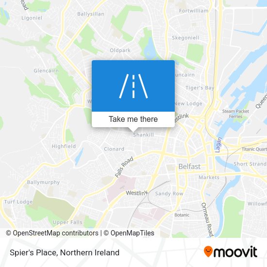 Spier's Place map