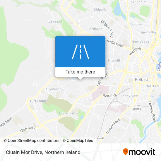 Cluain Mor Drive map