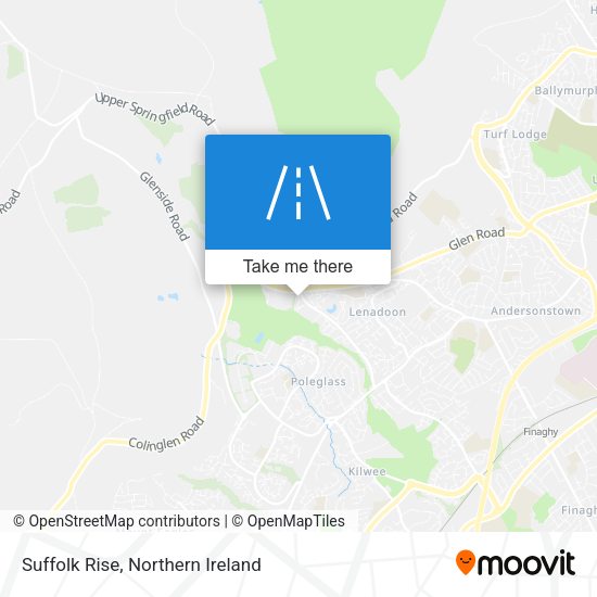 Suffolk Rise map
