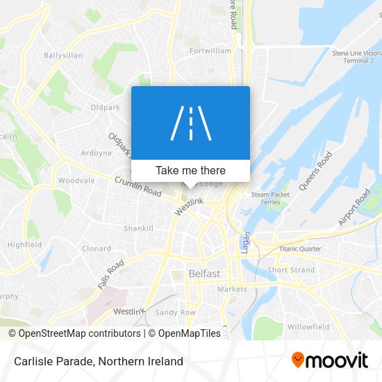 Carlisle Parade map