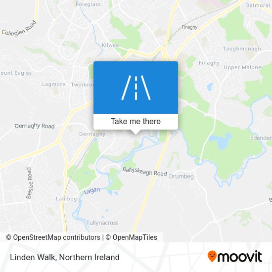 Linden Walk map