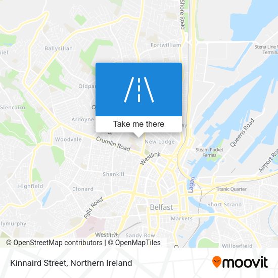 Kinnaird Street map