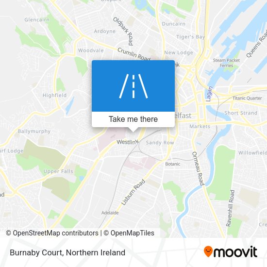 Burnaby Court map