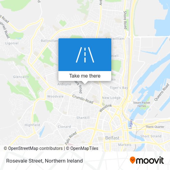 Rosevale Street map