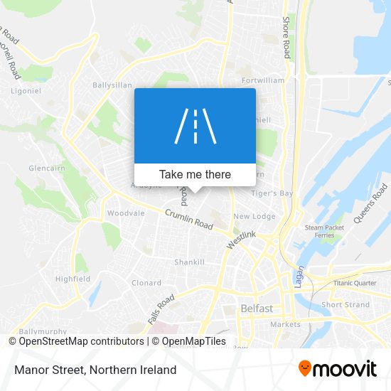 Manor Street map