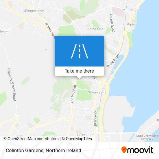 Colinton Gardens map