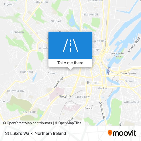 St Luke's Walk map