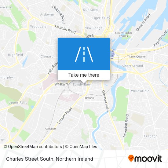 Charles Street South map