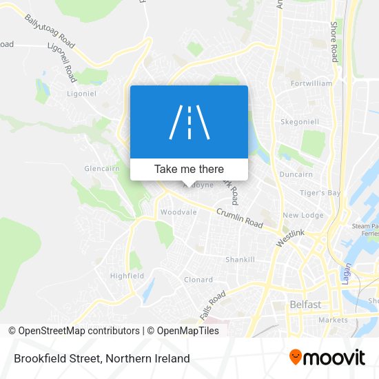 Brookfield Street map