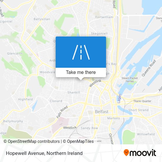 Hopewell Avenue map