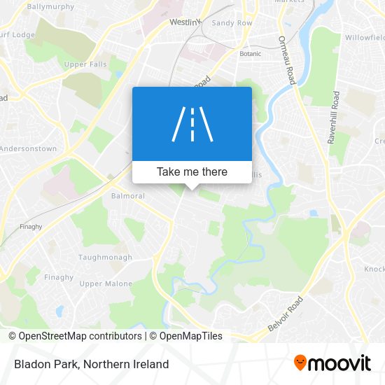 Bladon Park map