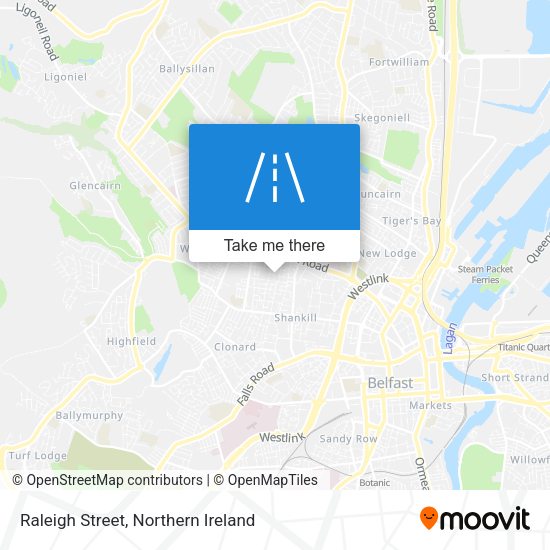Raleigh Street map