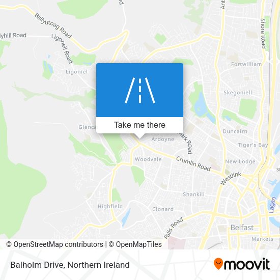 Balholm Drive map
