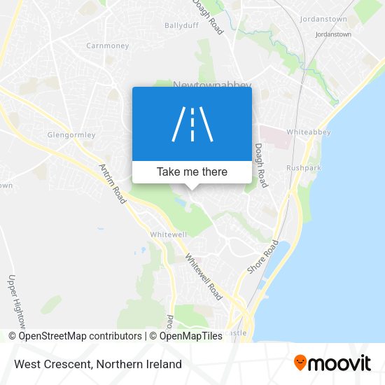 West Crescent map