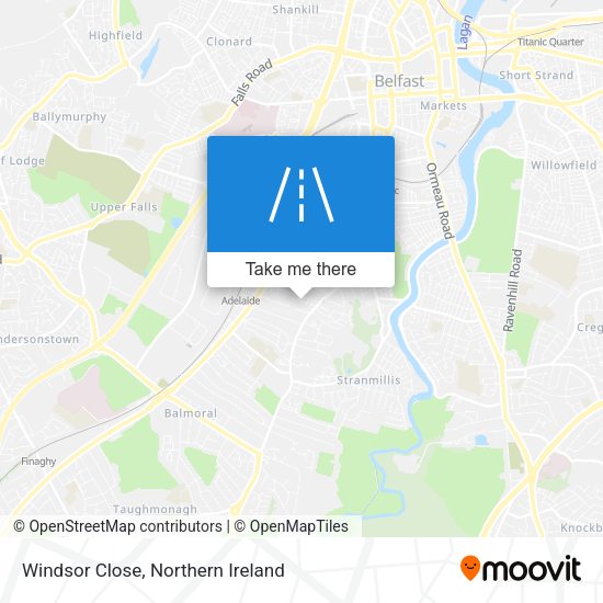 Windsor Close map