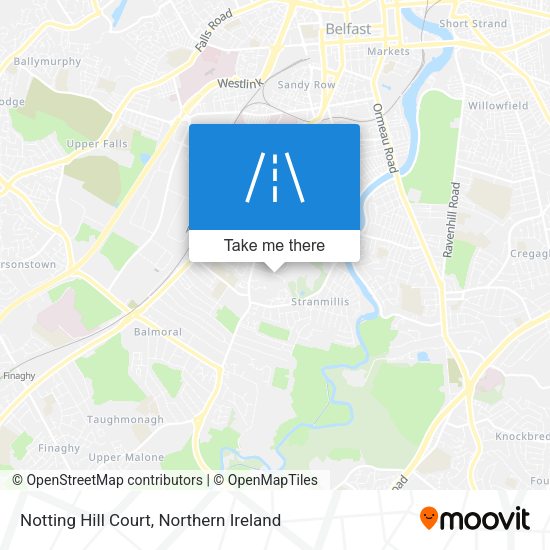 Notting Hill Court map