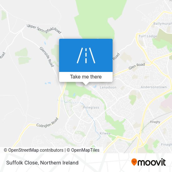 Suffolk Close map