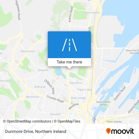 Dunmore Drive map
