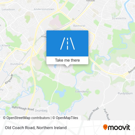 Old Coach Road map