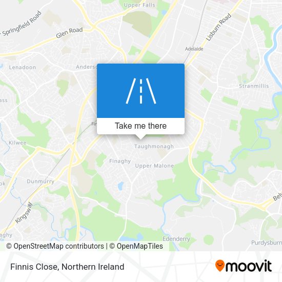 Finnis Close map