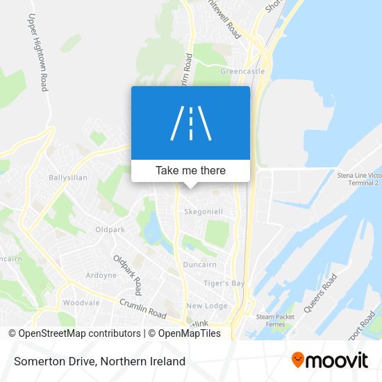 Somerton Drive map