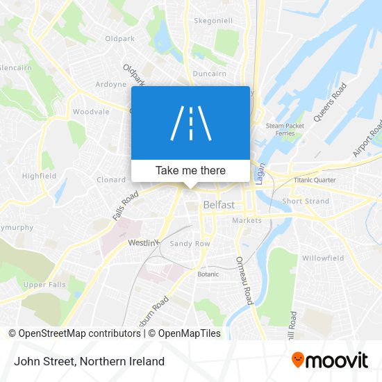 John Street map
