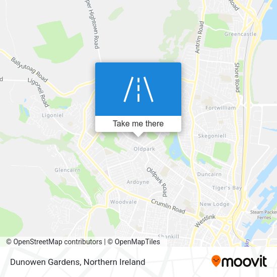 Dunowen Gardens map