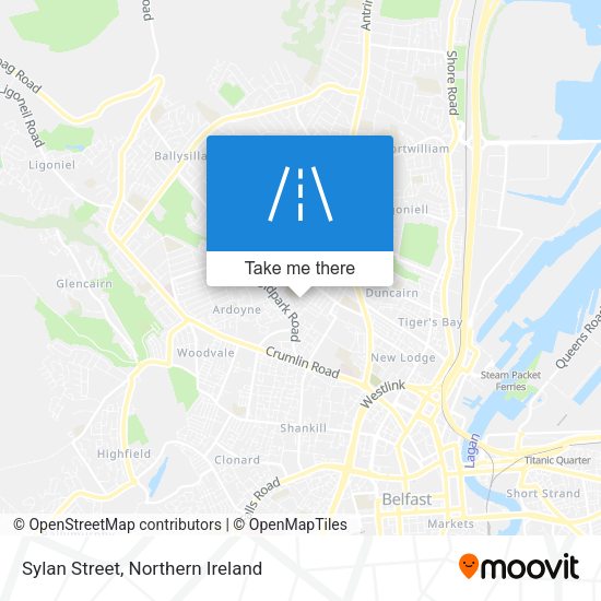 Sylan Street map