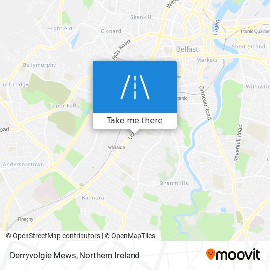 Derryvolgie Mews map