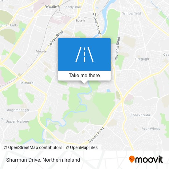 Sharman Drive map