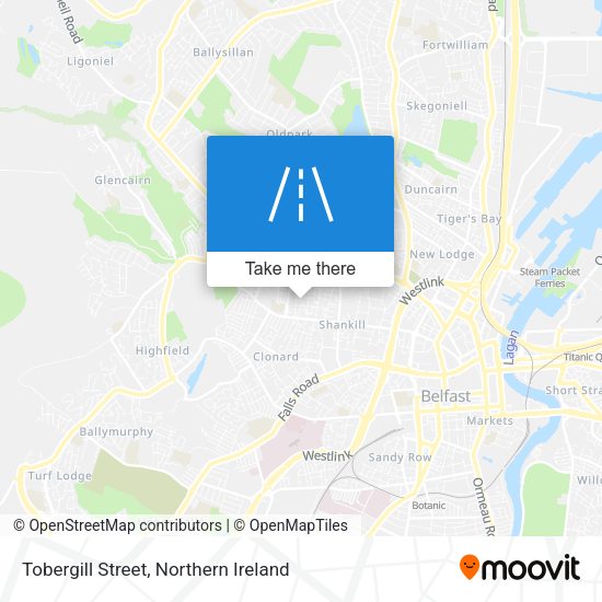 Tobergill Street map