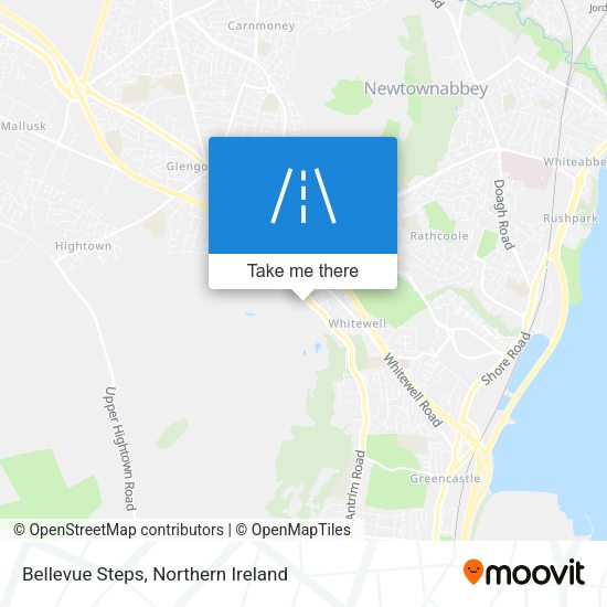Bellevue Steps map