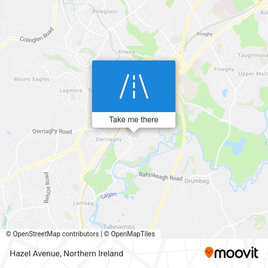 Hazel Avenue map