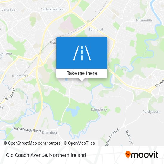 Old Coach Avenue map