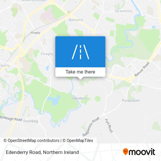 Edenderry Road map
