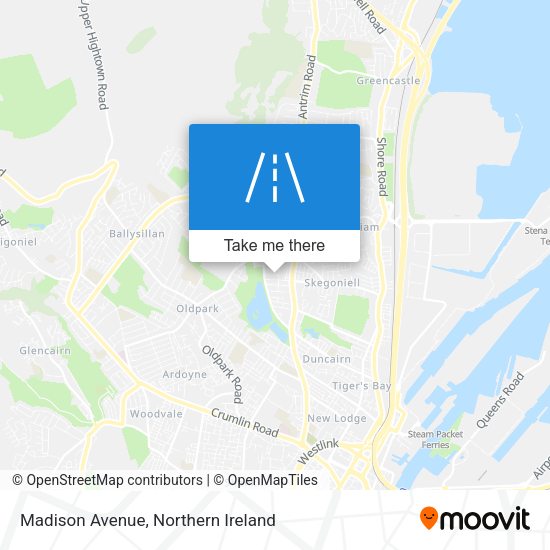 Madison Avenue map