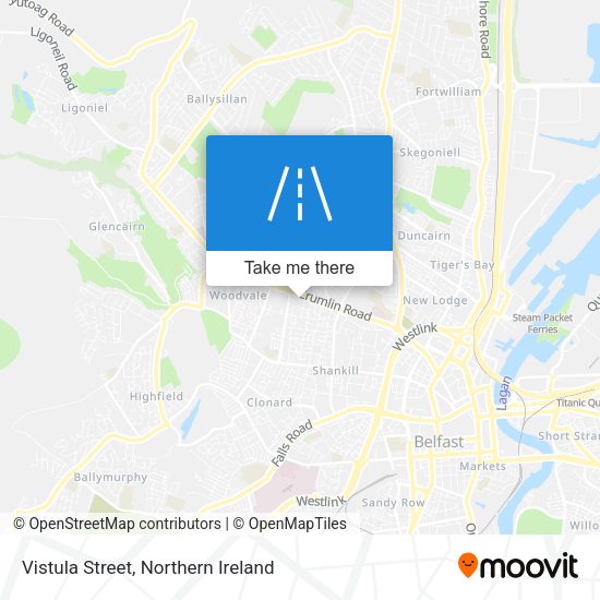 Vistula Street map