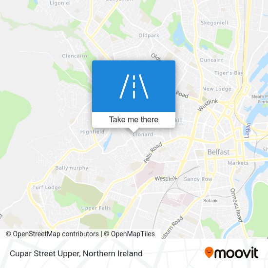 Cupar Street Upper map