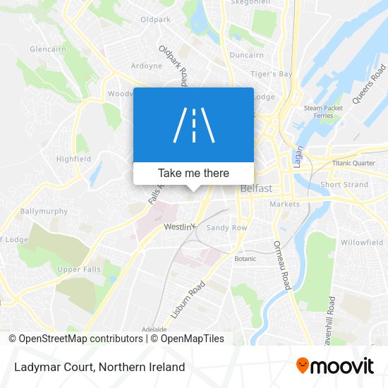 Ladymar Court map