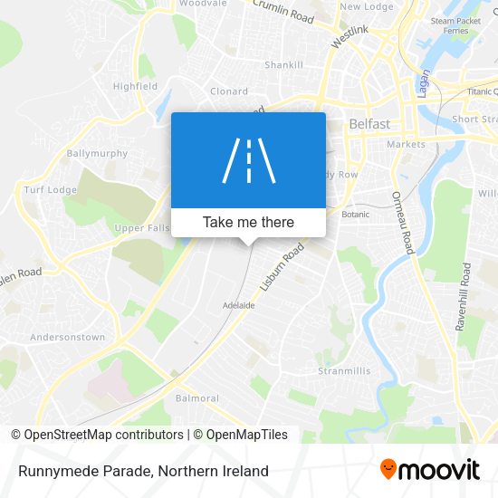 Runnymede Parade map