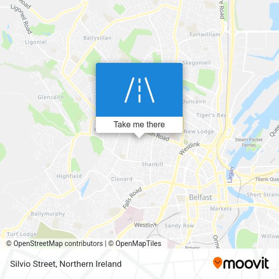 Silvio Street map