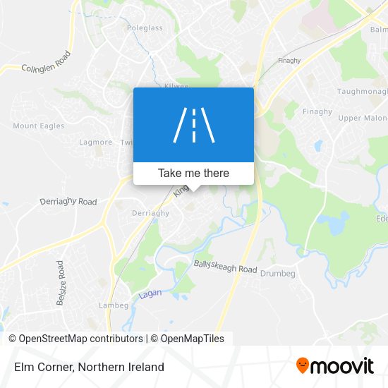 Elm Corner map