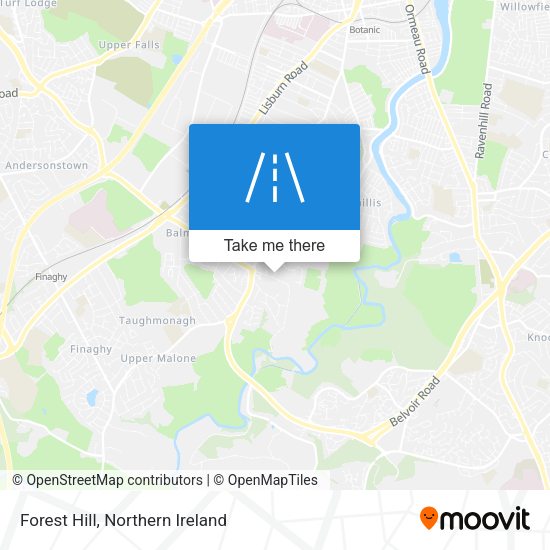 Forest Hill map