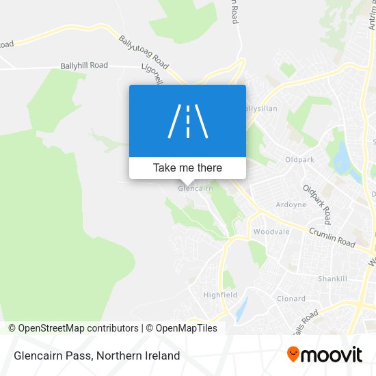 Glencairn Pass map