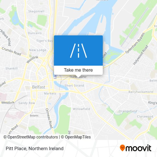 Pitt Place map