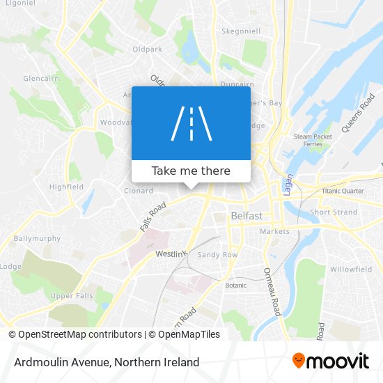 Ardmoulin Avenue map